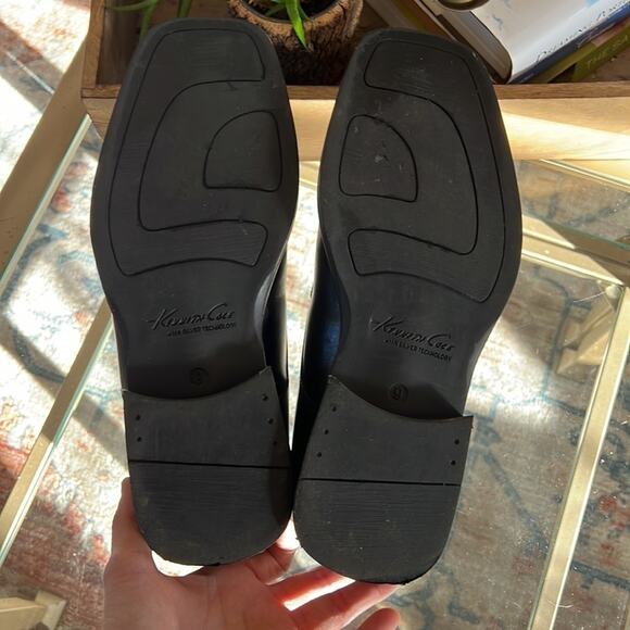 Kenneth Cole New York Black Leather Dress Shoes- Size 9 - Picture 9 of 10
